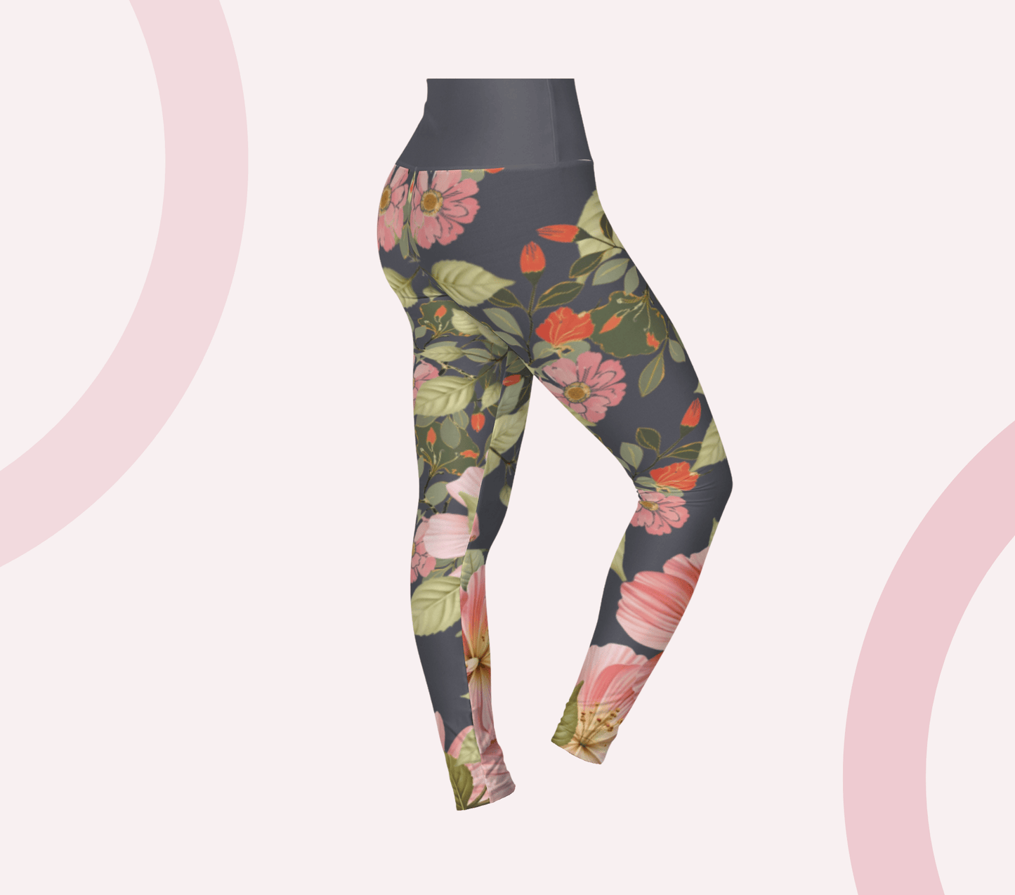 Canyon Floral Yoga Pants Leggings for Woman
