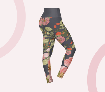 Canyon Floral Yoga Pants Leggings for Woman