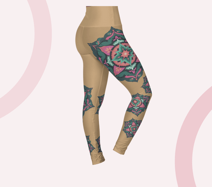 Burke Mandala Yoga Pants Leggings for Women