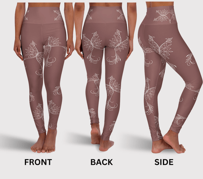 Butterfly Phoenix Mandala Yoga Pants Leggings