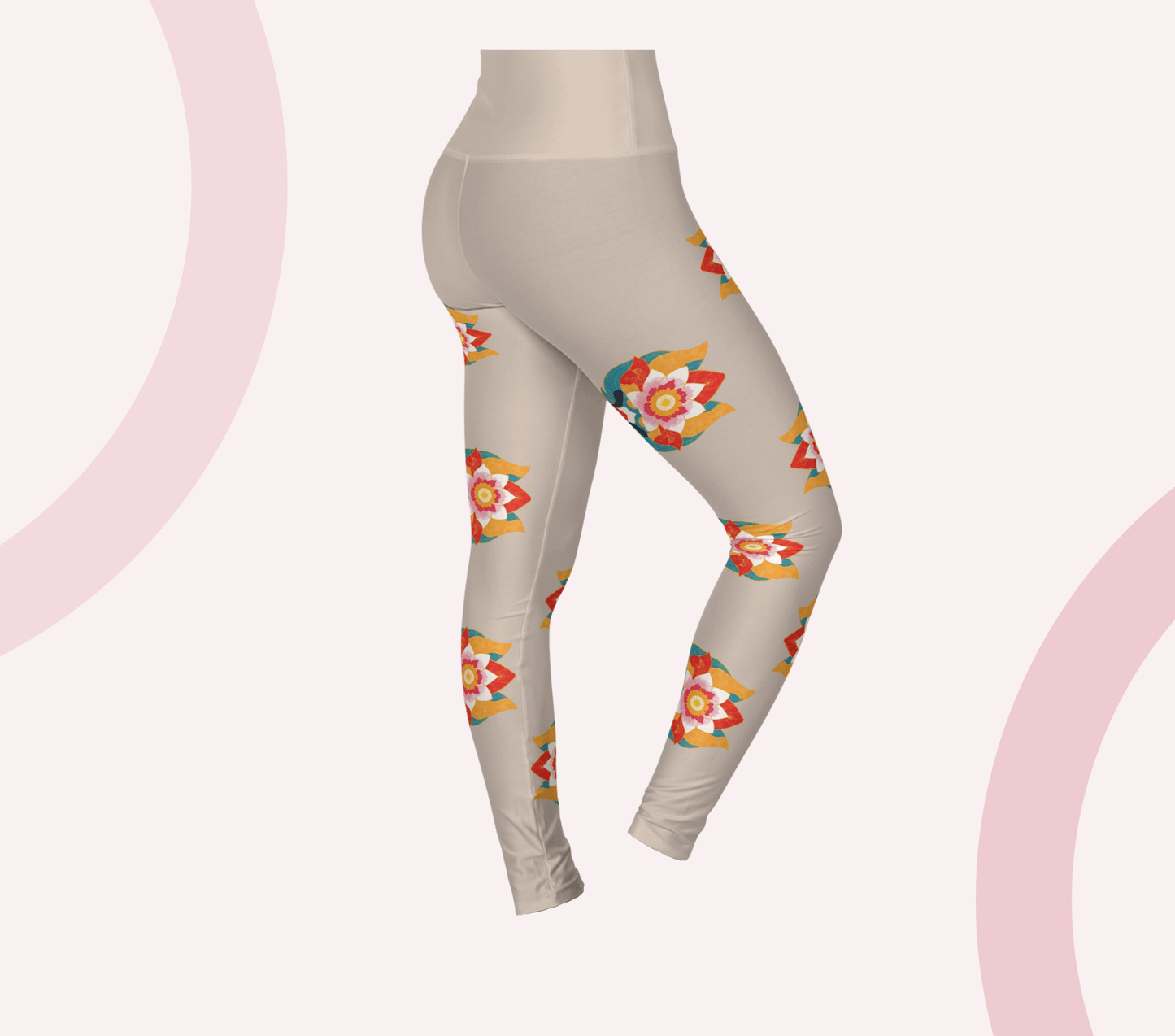 Caedcon Mandala Yoga Pants Leggings for Woman