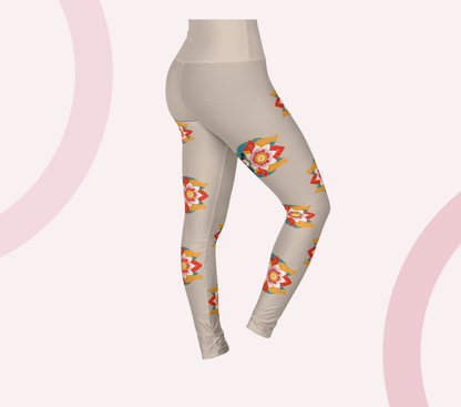 Caedcon Mandala Yoga Pants Leggings for Woman