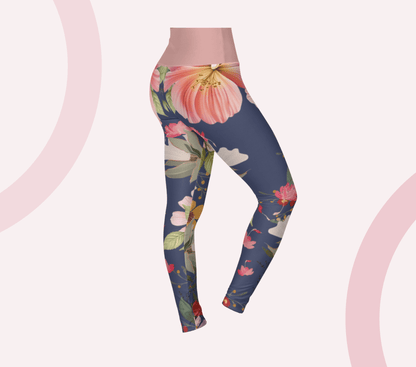 Coast Floral Yoga Pants Leggings for Women