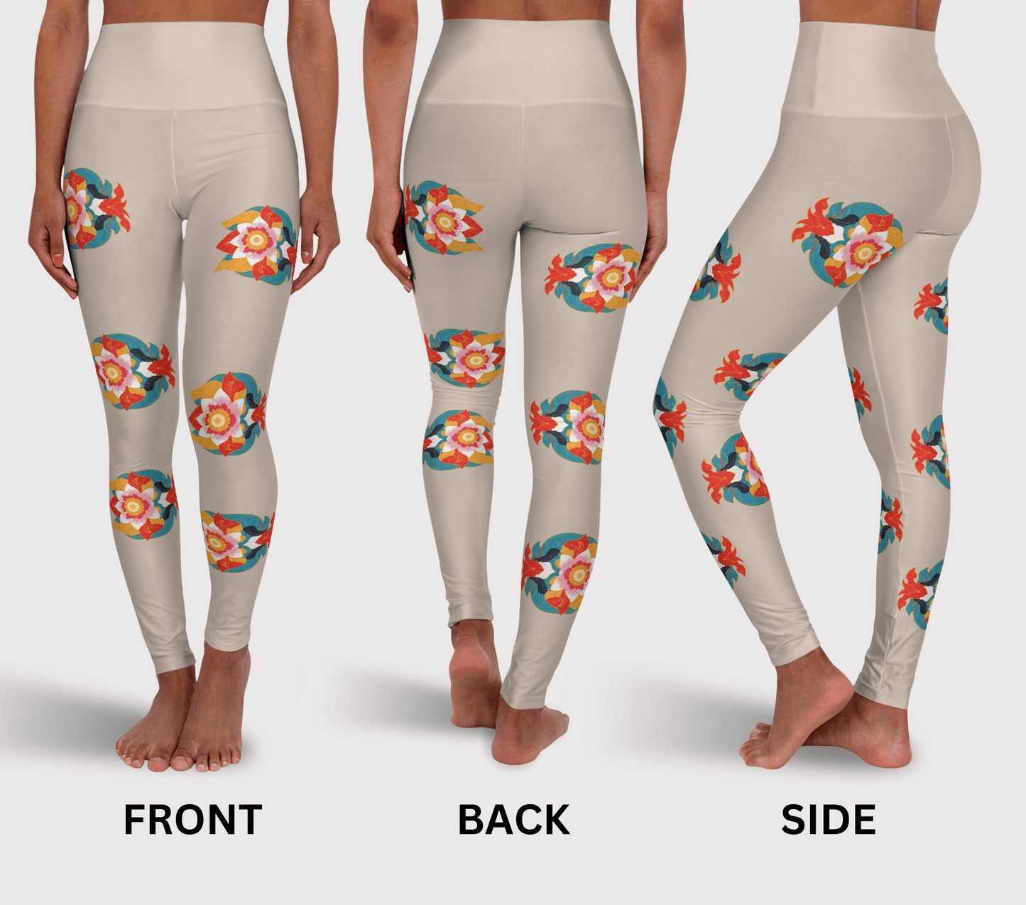 Caedcon Mandala Yoga Pants Leggings for Woman