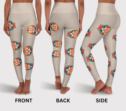 Caedcon Mandala Yoga Pants Leggings for Woman