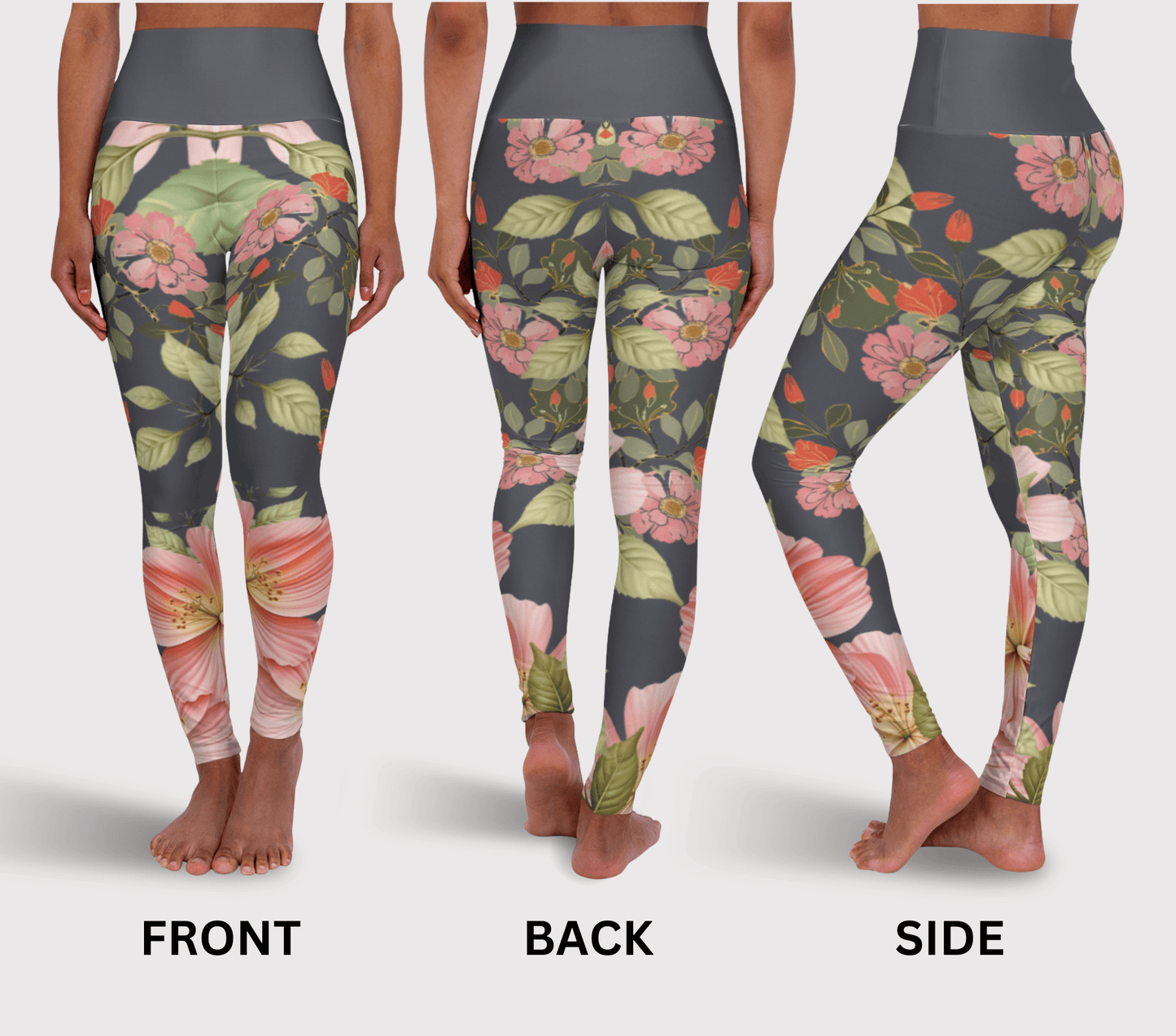 Canyon Floral Yoga Pants Leggings for Woman