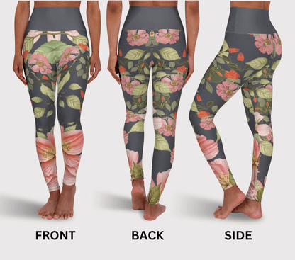Canyon Floral Yoga Pants Leggings for Woman