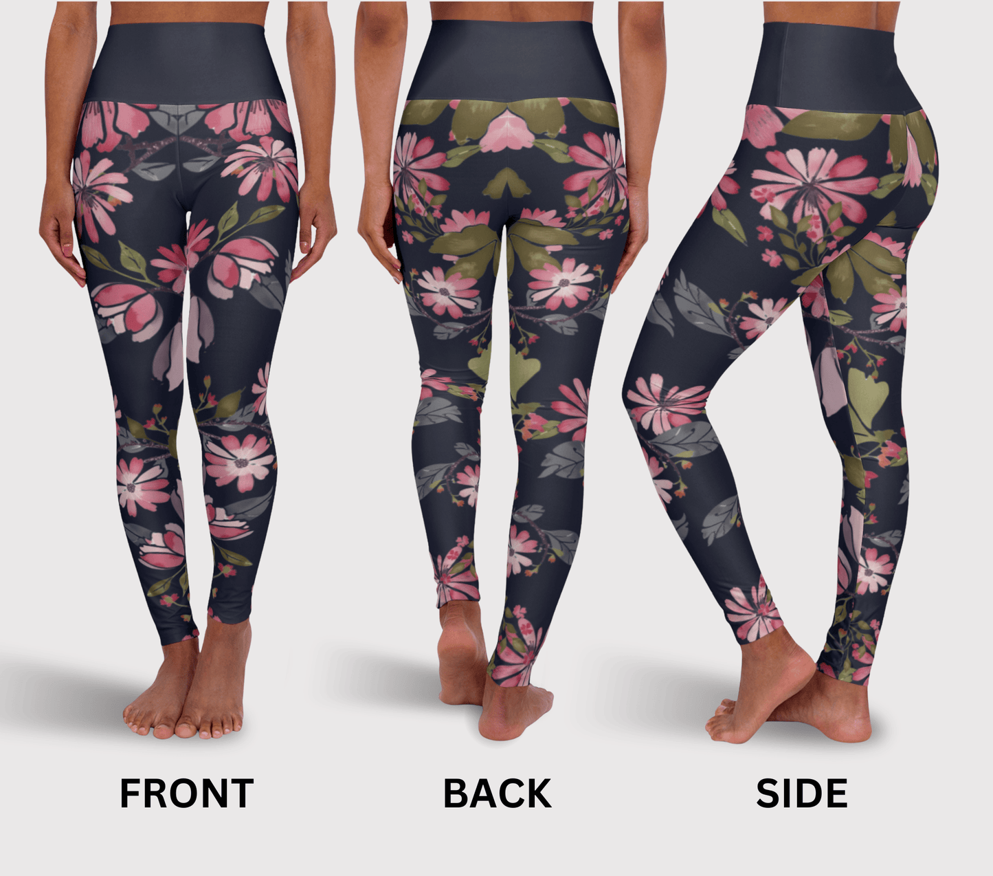 Kai Floral Yoga Pants Leggings for Women