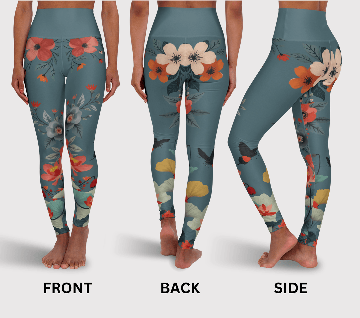 Beckett Floral Yoga Pants Leggings for Woman
