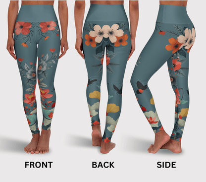 Beckett Floral Yoga Pants Leggings for Woman