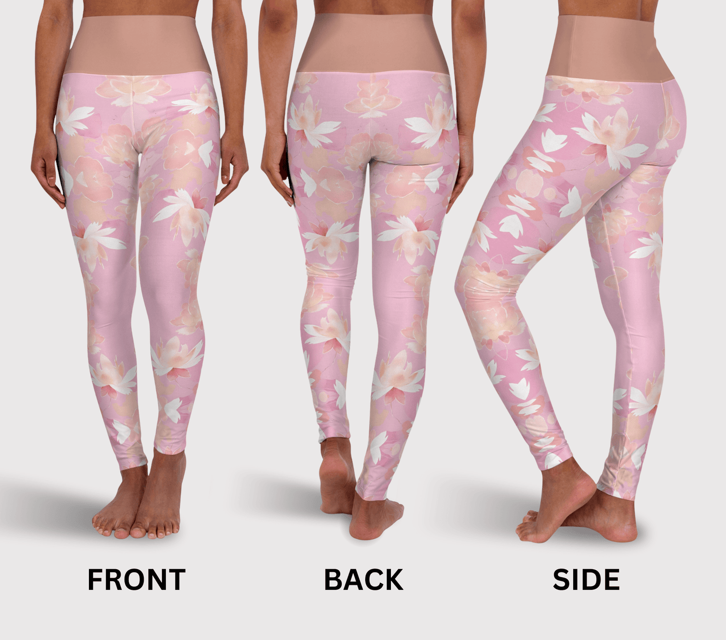 Rosali Floral Yoga Pants Leggings for Women