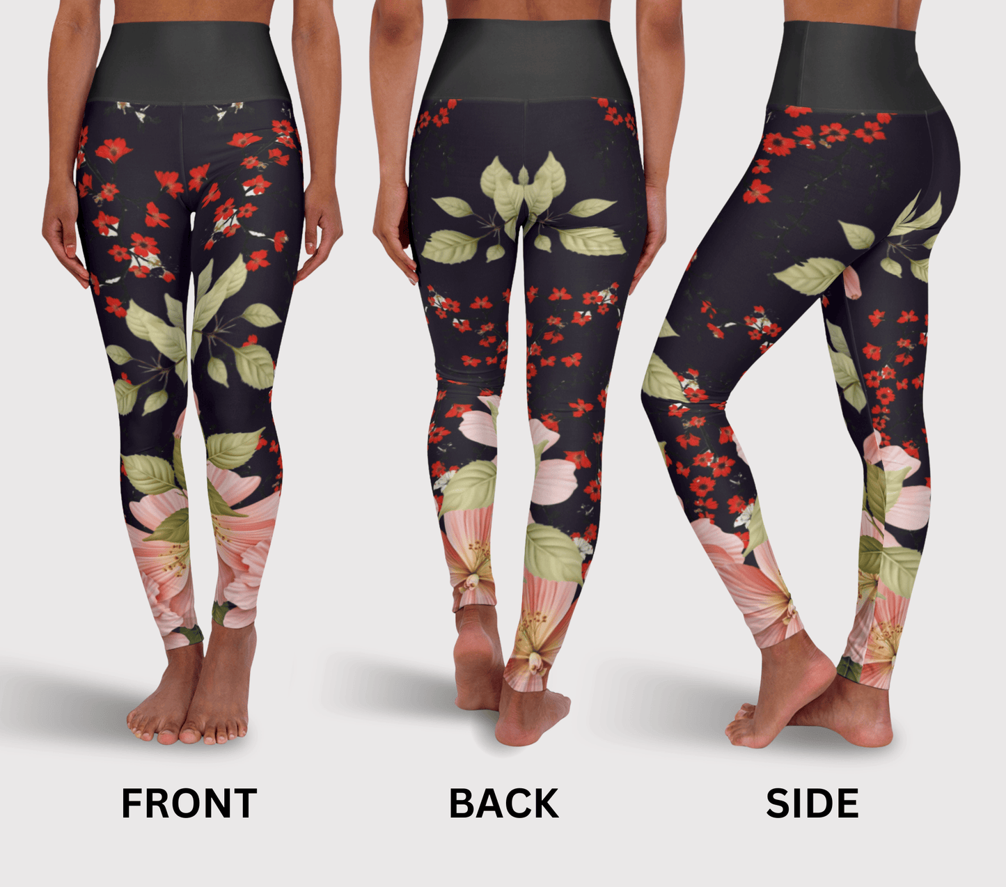 Auden Floral Yoga Pants Leggings for Women