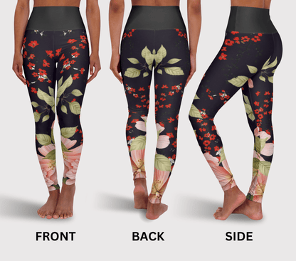 Auden Floral Yoga Pants Leggings for Women