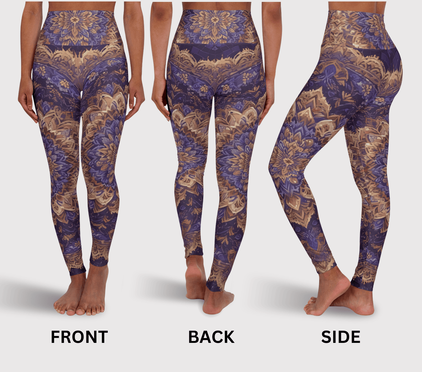 Roni Mandala Yoga Pants Leggings for Women