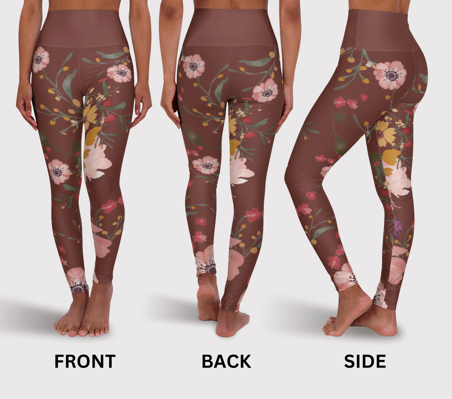 Rae Floral Yoga Pants Leggings for Woman