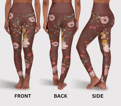 Rae Floral Yoga Pants Leggings for Woman