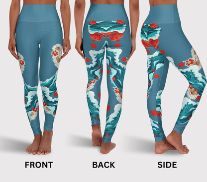 Caedman Ocean Yoga Pants Leggings for Women