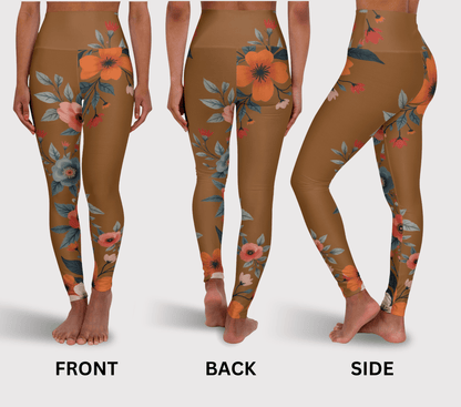 Ayer Floral Yoga Pants Leggings for Woman