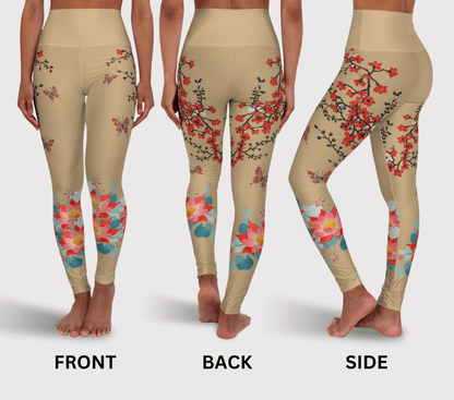 Luna Floral Yoga Pants Leggings for Woman