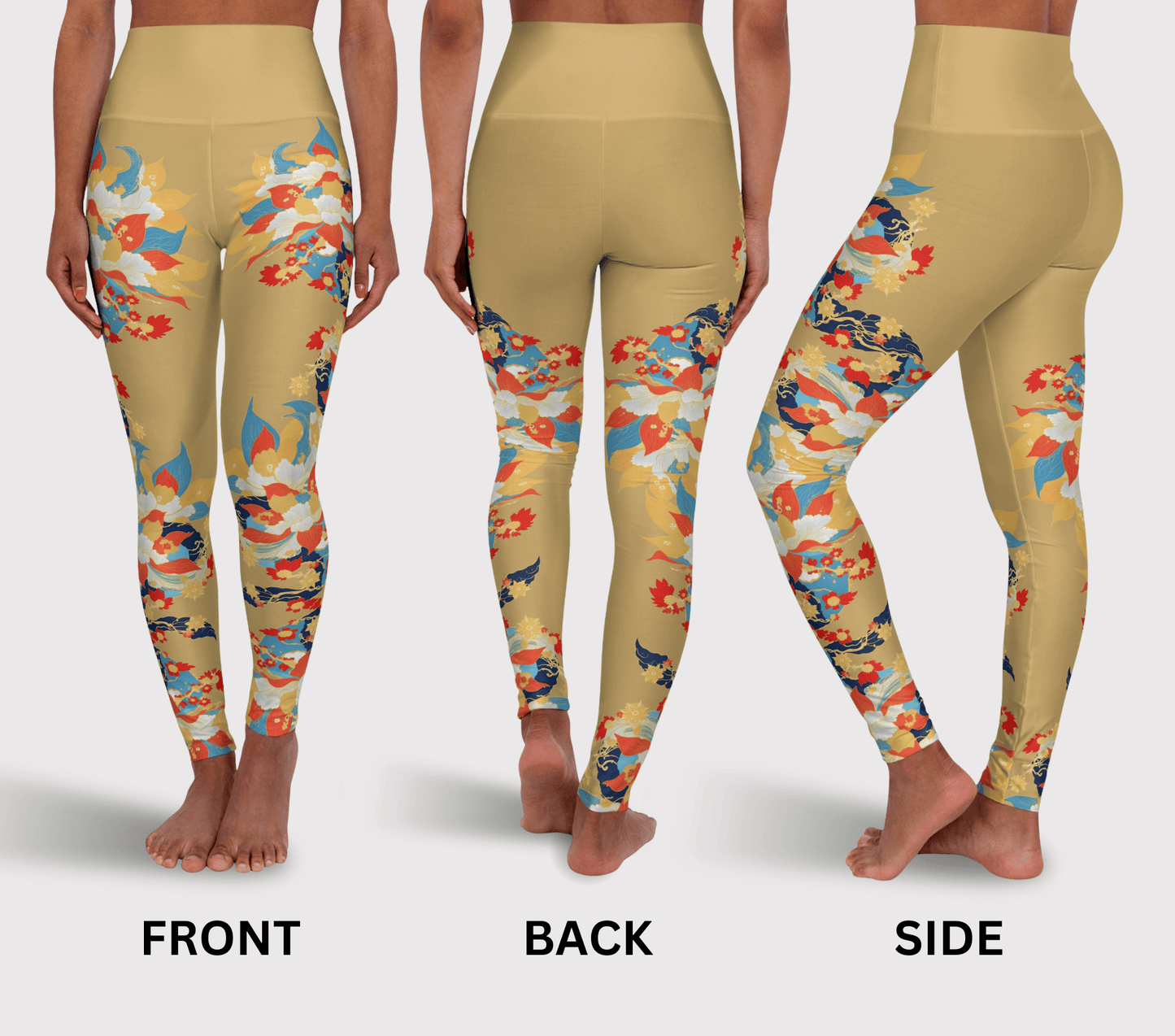 Sylivian Floral Yoga Pants Leggings for Woman
