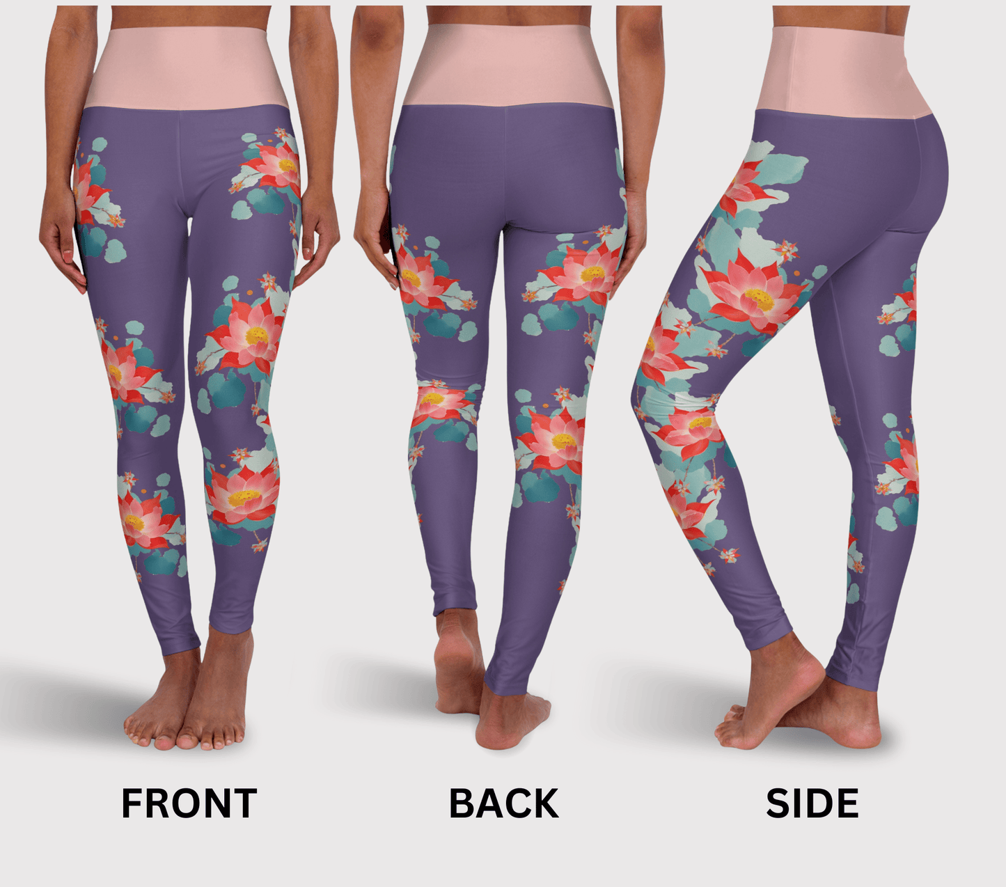 Lizzy Floral Yoga Pants Leggings for Women