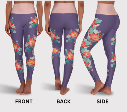 Lizzy Floral Yoga Pants Leggings for Women