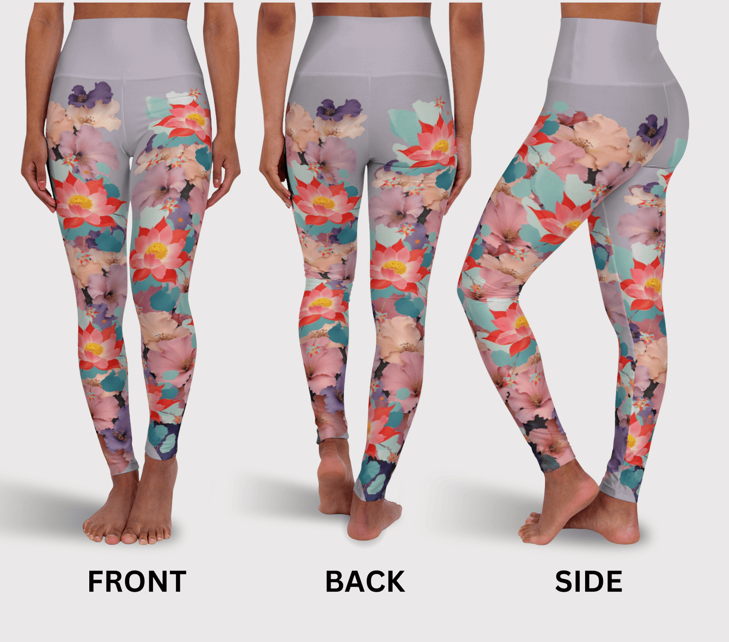 Daina Floral Yoga Pants Leggings for Woman