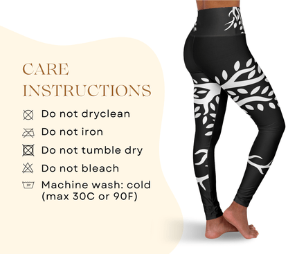 Roots Leaves Yoga Pants Leggings