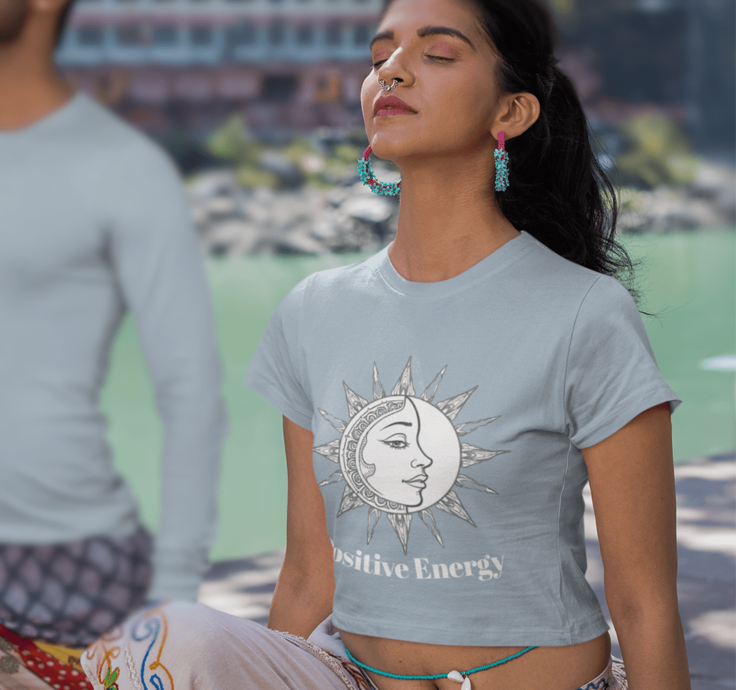 Positive Energy Yoga Shirt Crop Top