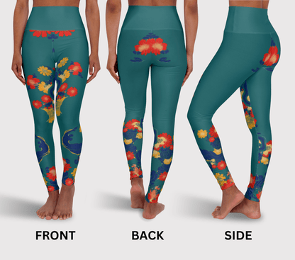 Tyler Floral Yoga Pants Leggings for Woman