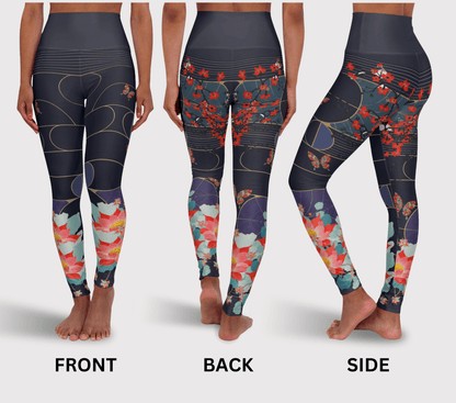 Kila Floral Yoga Pants Leggings for Women
