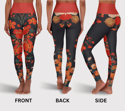 Keena Floral Leggings for Women