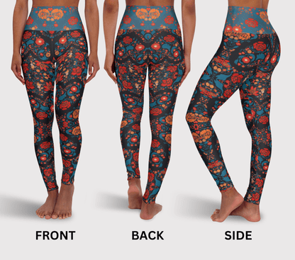 Nimfa Floral Yoga Pants Leggings for Woman