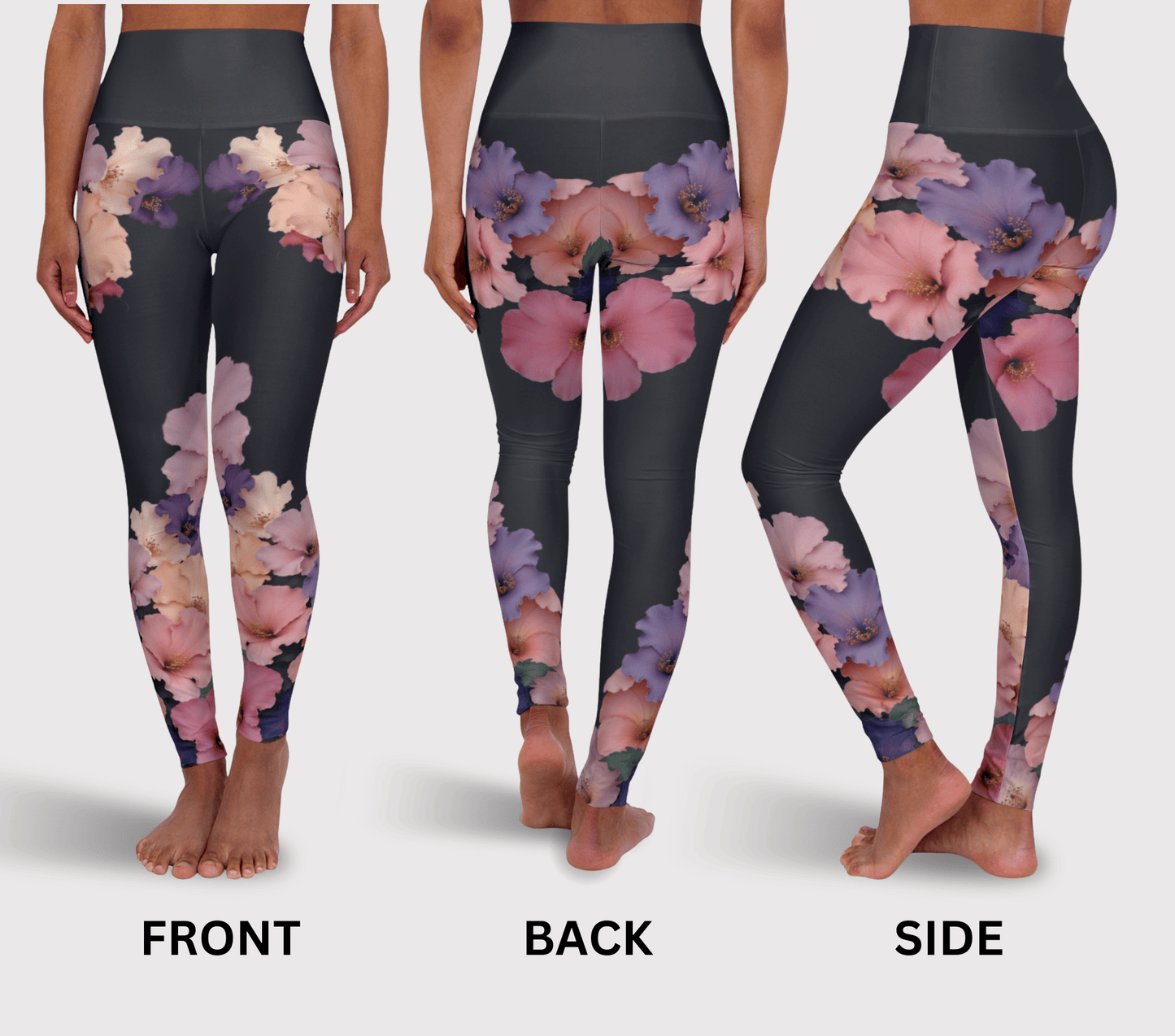 Charm Floral Yoga Pants Leggings for Women