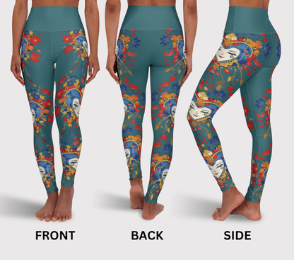 Einar Face Mandala Yoga Pants Leggings for Women