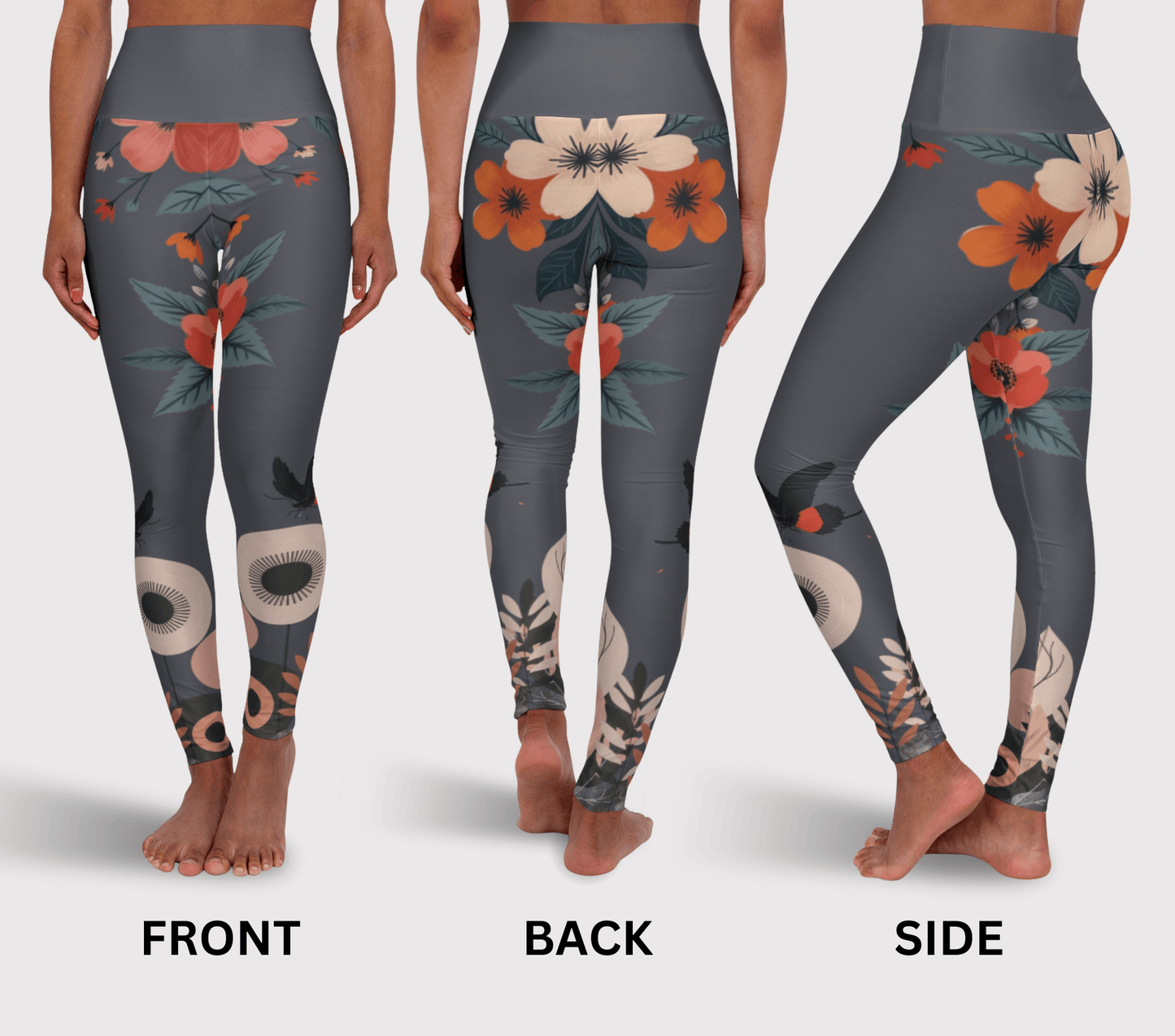 Arnie Floral Yoga Pants Leggings for Woman