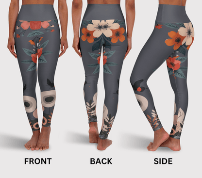 Arnie Floral Yoga Pants Leggings for Woman