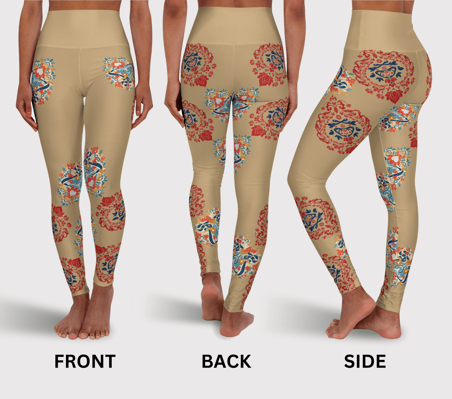 Beksy Mandala Yoga Pants Leggings for Women