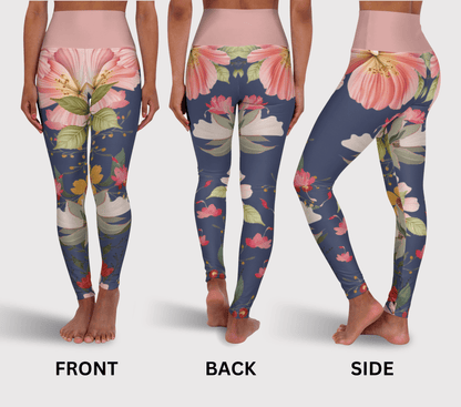 Coast Floral Yoga Pants Leggings for Women