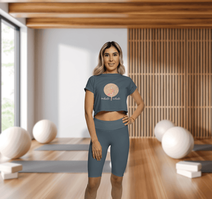 Kayle Yoga Shirt - Inhale Exhale Crop Top ﻿