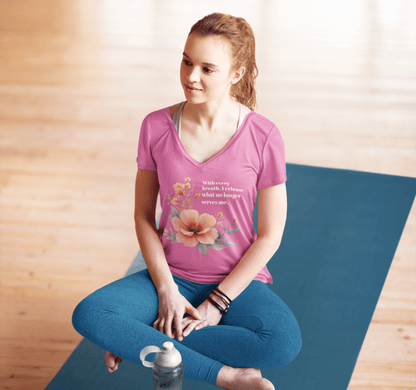 Yuna V-neck T-shirt Yoga Wellness for Women