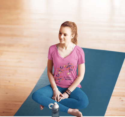 Mitch V-neck T-shirt Yoga Wellness for Women