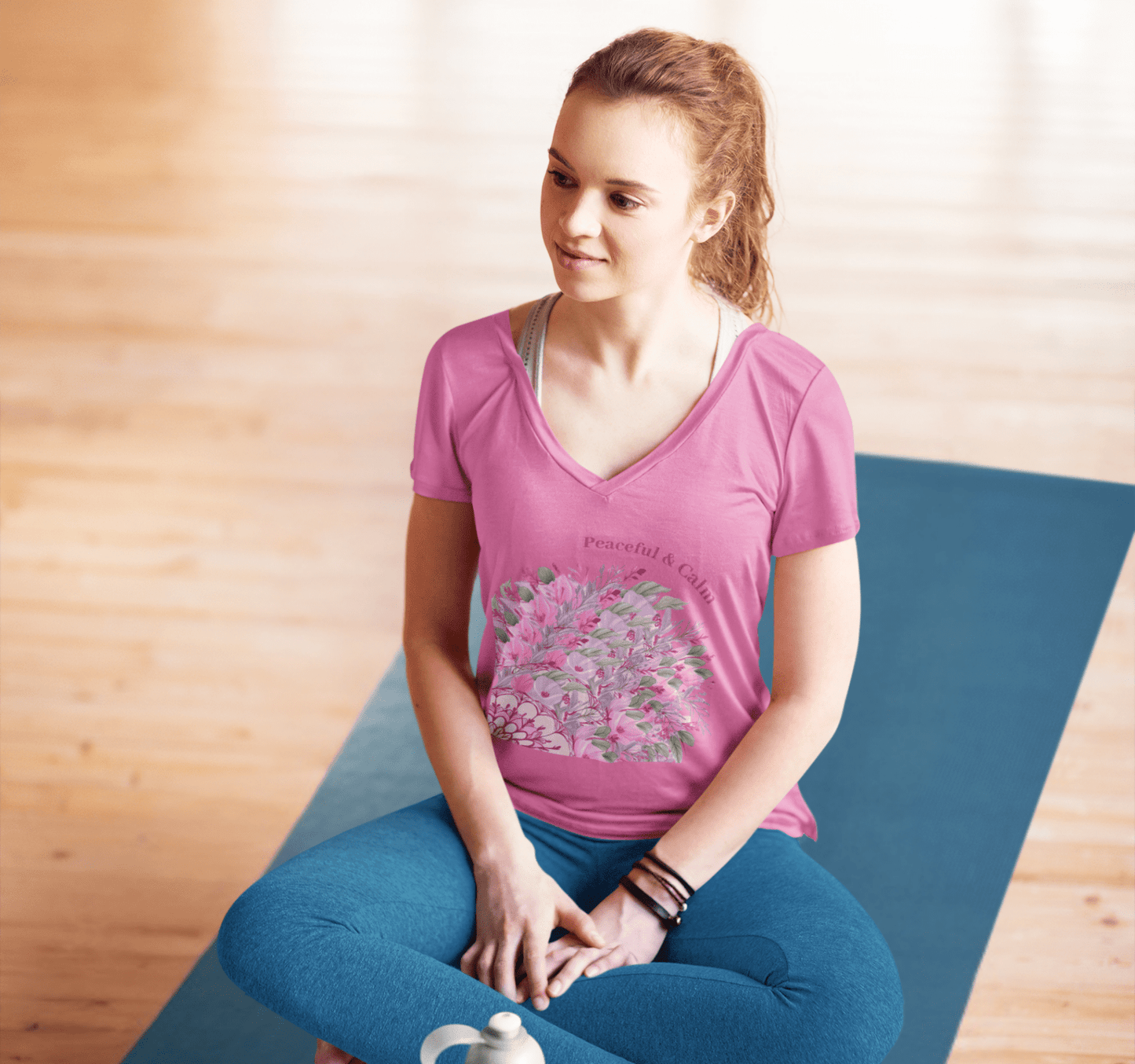 Niomi V-neck T-shirt Yoga Wellness for Women