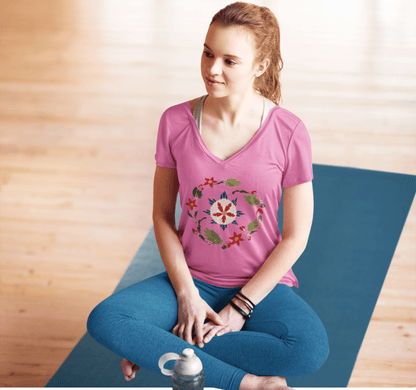 Flur V-neck T-shirt Yoga Wellness for Women