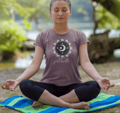 Just Breathe Mandala Tee