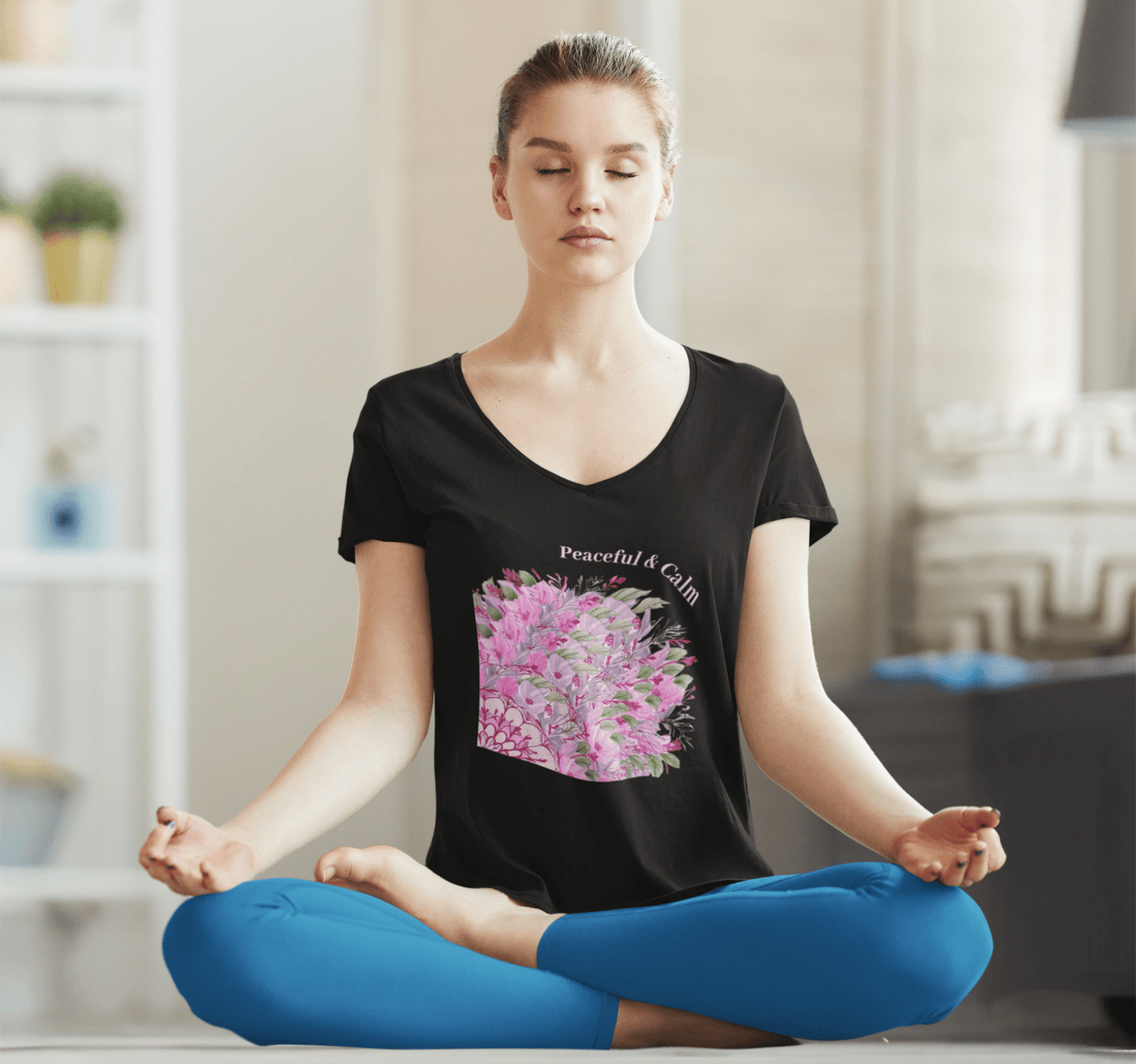 Niomi V-neck T-shirt Yoga Wellness for Women