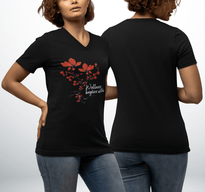Juni V-neck T-shirt Yoga Wellness for Women