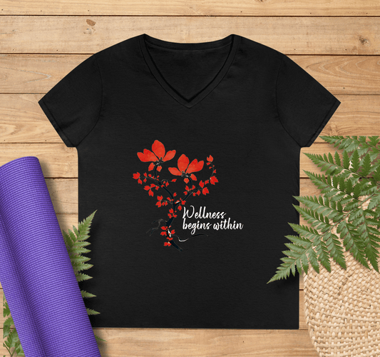 Juni V-neck T-shirt Yoga Wellness for Women