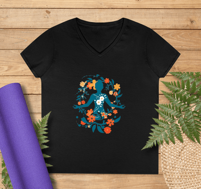 Anita V-neck T-shirt Yoga Wellness for Women