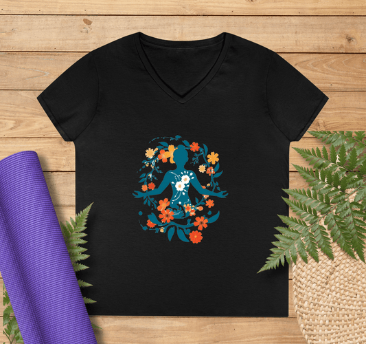 Anita V-neck T-shirt Yoga Wellness for Women